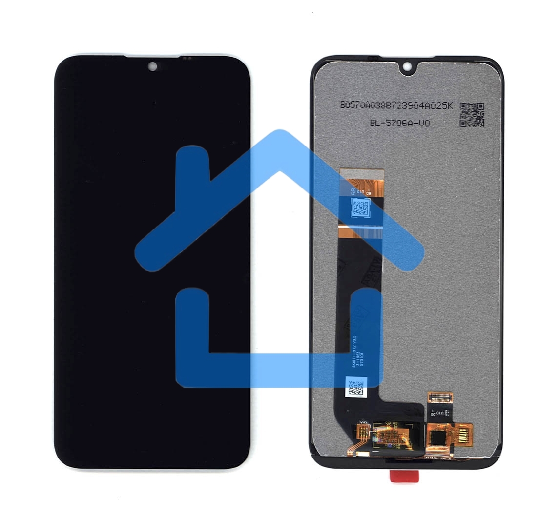 Дисплей для Nokia 1.3 черный