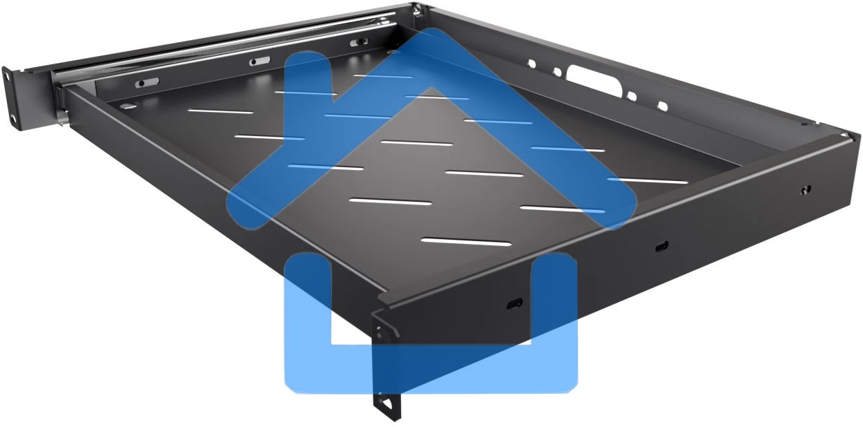 Полка выдвижная NTSS NTSS-MSKB-U-BL 1U нагр.:20кг. 19