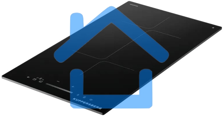 Индукционная варочная панель Kuppersberg ICI 316, 30 см, индукция, High-Tech, inverter, прямой край, 9 уровней мощности, бустер, Stop and Go, Flexi-zone, автоматическое отключение, таймер, индикатор остаточного тепла, сенсорное/слайдерное управление, черн