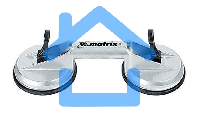 Стеклодомкрат MATRIX 875205алюминиевый двойной