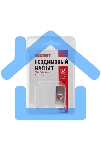 Неодимовый магнитный прямоугольник 35х15х3 мм с зенковкой 8х4 мм (упаковка 1 шт.)