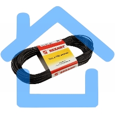 Трос стальной в ПВХ оплетке d=2,5 мм, черный ( моток 20 м) Rexant Трос стальной в ПВХ оплетке d=2,5 мм, черный ( моток 20 м) Rexant