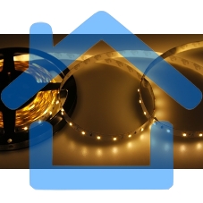 Лента светодиодная открытая, 8 мм, IP23, SMD 2835, 60 LED/m, 12 V, цвет свечения теплый белый