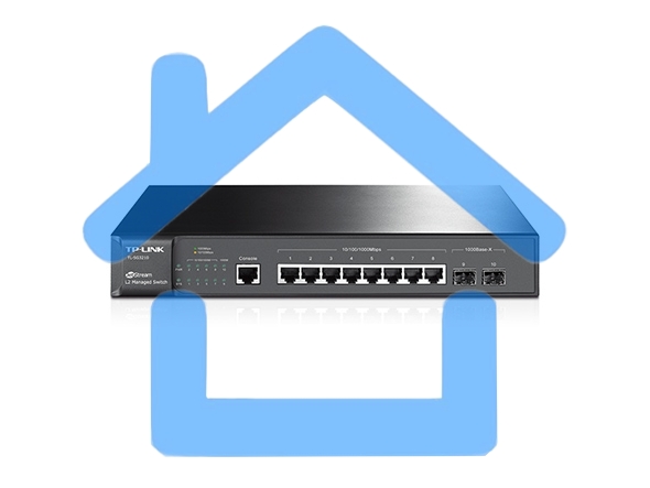 Коммутатор TP-Link SMB TL-SG3210 JetStream 8-Port Gigabit L2 Lite Managed Switch with 2 SFP Slots