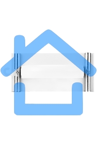 Сеткодержатель, 230 х 105 мм, пластиковый с зажимами Sparta