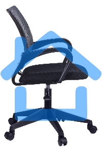 Кресло компьютерное Бюрократ CH-695NLT темно-серый TW-04 сиденье черный TW-11, сетка/ткань, крестовина пластик