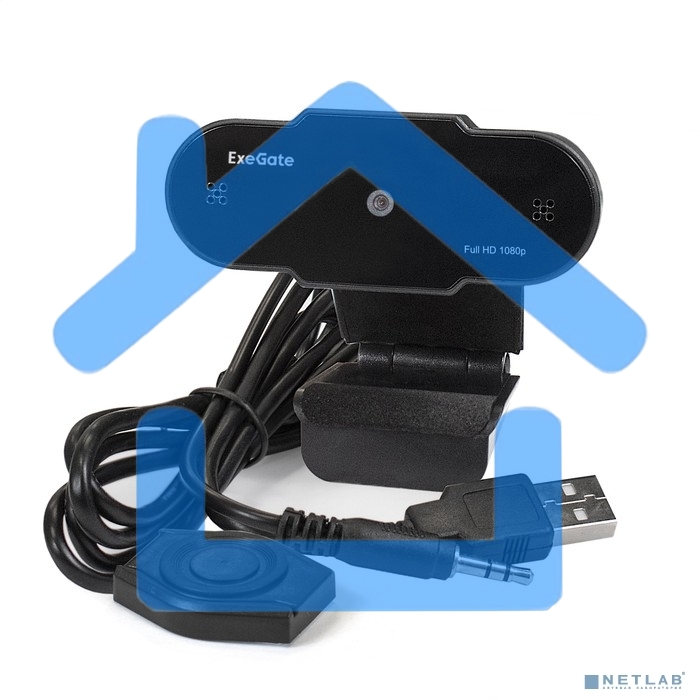 Веб-камера ExeGate EX287388RUS BlackView C615 FullHD Tripod (матрица 1/3