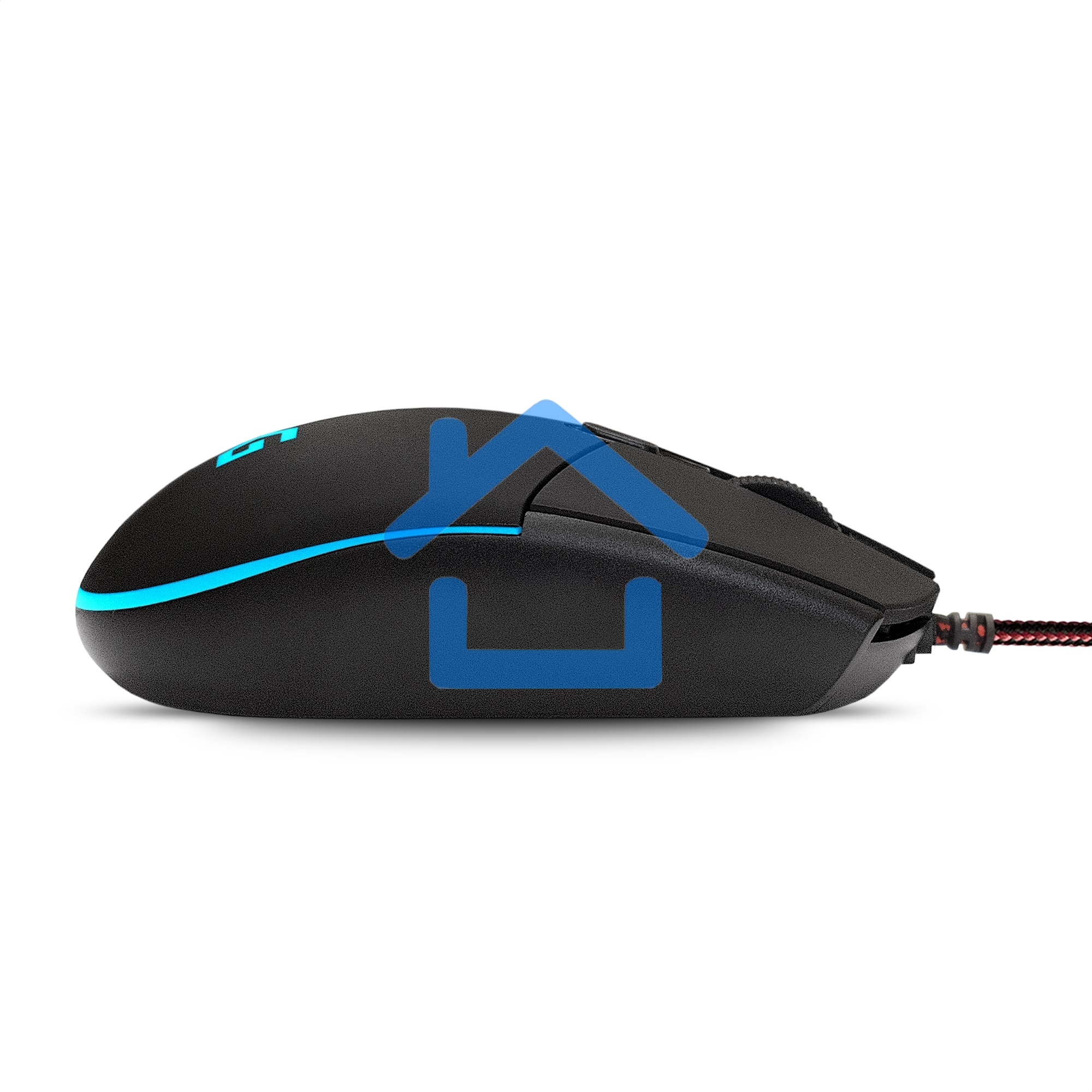 Мышь проводная ExeGate SL-9066 черный, 2400 dpi, USB, кнопки - 6