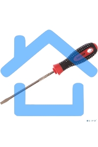 Отвертка шлицевая SL 4х100 мм, трехкомпонентная рукоятка, сталь S2 Rexant