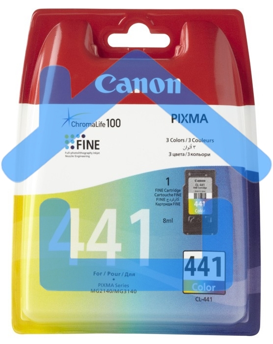 Картридж струйный Canon CL-441 (5221B001) многоцветный для Canon MG2140/3140