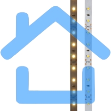 Лента светодиодная открытая, 8 мм, IP23, SMD 2835, 60 LED/m, 12 V, цвет свечения теплый белый