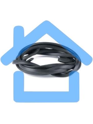 Профиль П-образ. для защиты кромок дверей панелей (уп.10м) ДКС R5PP01