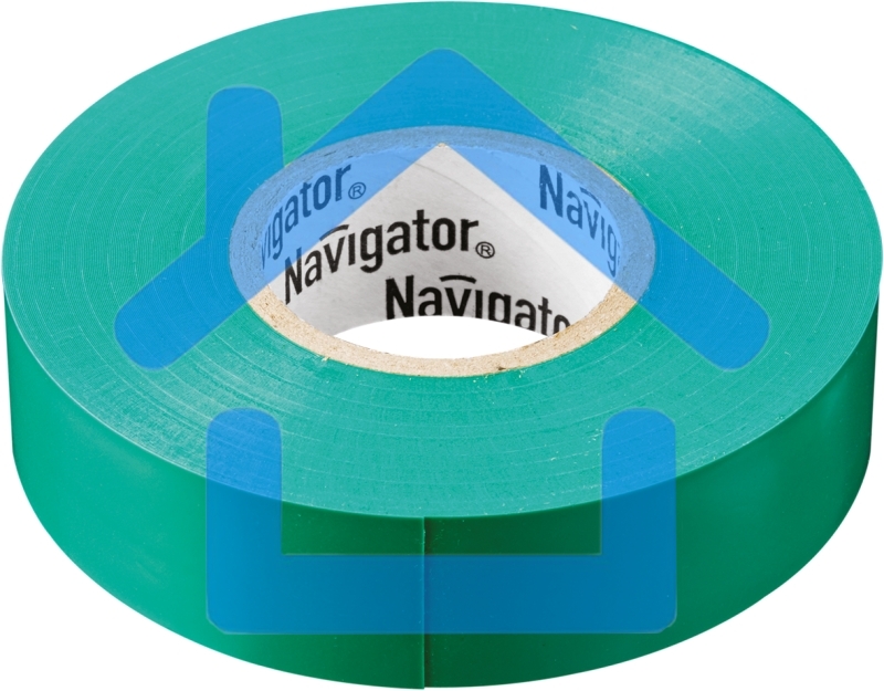 Изолента ПВХ 15мм (рул.20м) зел. NIT-B15-20/G Navigator 71106