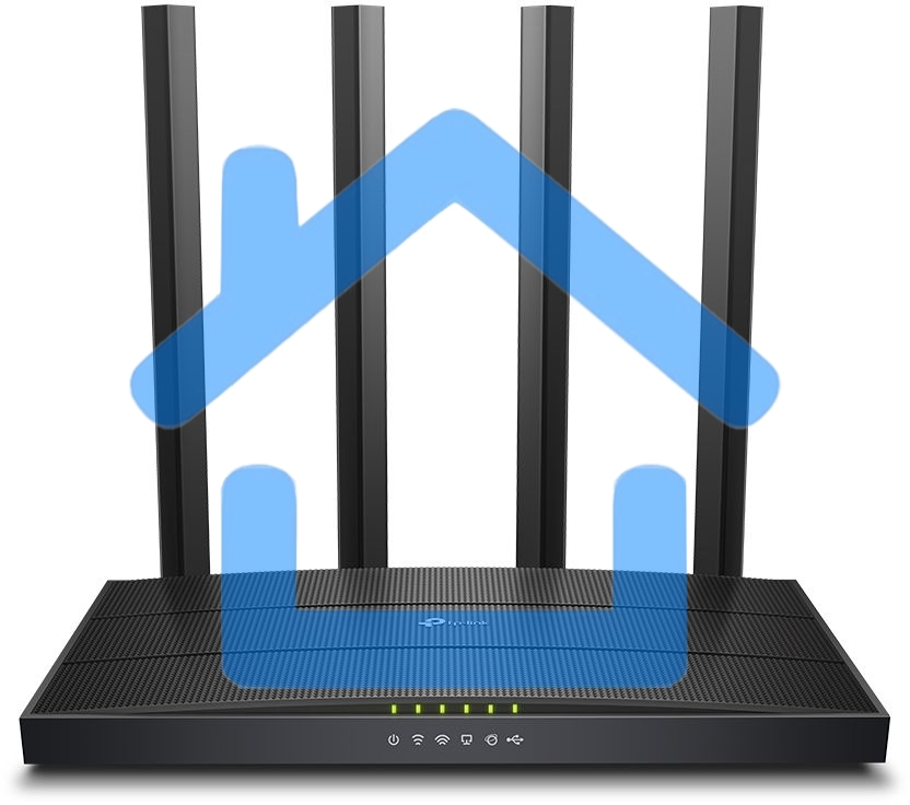 Роутер беспроводной TP-Link Archer C6U AC1200 10/100/1000BASE-TX/4G ready черный