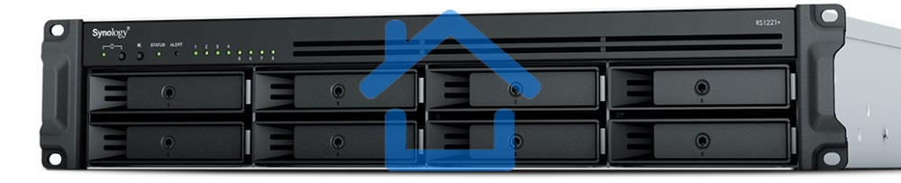 Сетевое хранилище Synology Rack 2U, QC2.2GHzCPU/4GbDDR4(upto32)/RAID0,1,5,6,10/upto 8 hot plug HDDs SATA(3,5'or2,5')(upto 12 with RX418)/2xUSB3.2/1eSATA/iSCSI/4xGbE(+1Expslot)/2xIPcam(upto 40)/2xPS/norail