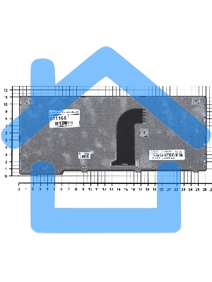 Клавиатура для ноутбука Lenovo Yoga 11, черная с рамкой