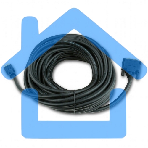 Кабель HDMI-DVI Cablexpert CC-HDMI-DVI-10MC, 19M/19M, single link, медь, позол.разъемы, экран, 10м, черный, пакет