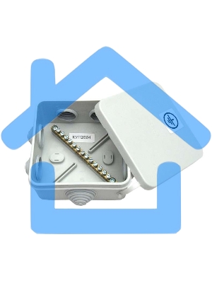 Коробка распр. ОП 100х100х50 IP55 для уравн. потенциалов HEGEL КУП2604-И