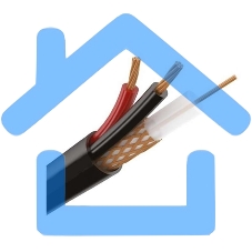 Кабель КВК-П-1.5+2х0.75 наруж.Ч бухта(м) Rexant 01-4015