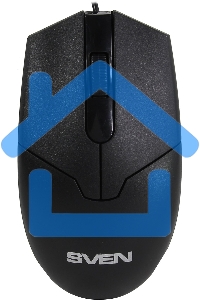 Мышь проводная SVEN RX-30 черный, 1000 dpi, USB, кнопки - 3