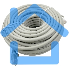 Патч-корд Buro Basic UTP 4 пары cat6 CCA molded 20м серый RJ-45 (m)-RJ-45 (m)