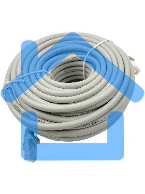 Патч-корд Buro Basic UTP 4 пары cat6 CCA molded 20м серый RJ-45 (m)-RJ-45 (m)