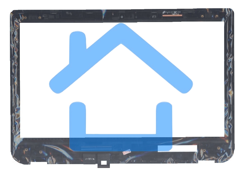 Сенсорное стекло (тачскрин) для Toshiba Satellite U40T S40T, черный с рамкой