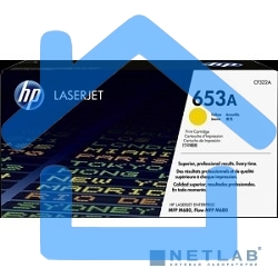 Тонер Картридж HP 653A CF322A желтый для HP MFP M680 (16000стр.)