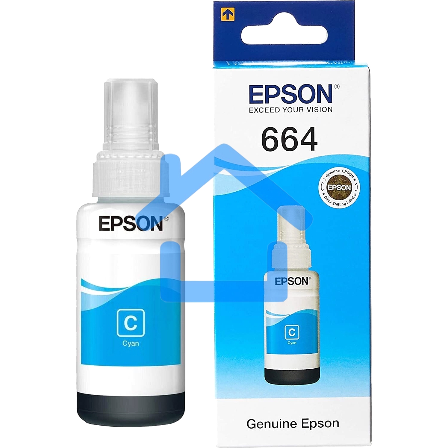 Чернила для EPSON C13T66424A Epson L100 (cyan) 70 мл
