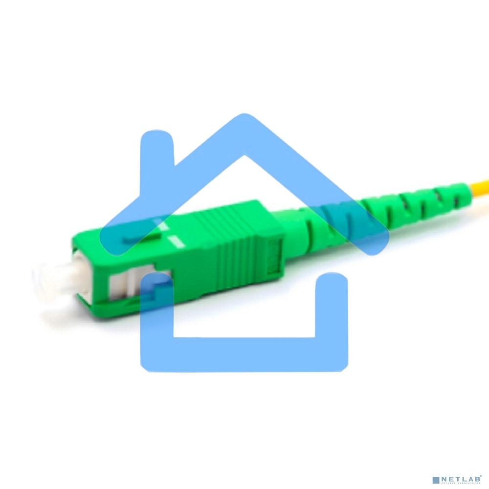 Патч-корд оптический соединительный (SM), 9/125 (OS2) SC/APC-SC/APC, (Simplex), LSZH, 7м