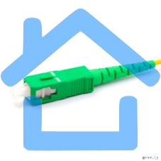 Патч-корд оптический соединительный (SM), 9/125 (OS2) SC/APC-SC/APC, (Simplex), LSZH, 7м