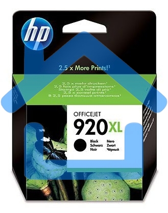 Картридж струйный HP 920XL CD975AE черный для HP OJ 6000/6500 (1200стр.)