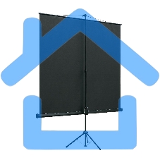 Экран на треноге Lumien 200x200см Eco View LEV-100103 1:1 напольный рулонный