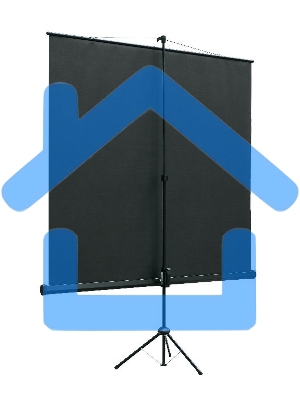 Экран на треноге Lumien 200x200см Eco View LEV-100103 1:1 напольный рулонный