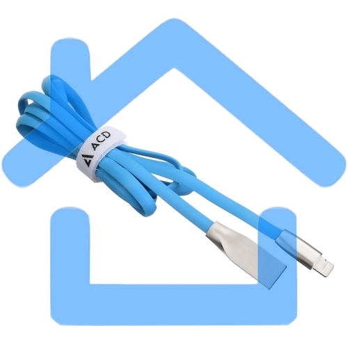 Кабель USB ACD-Infinity Lightning ~ USB-A TPE, 1.2м, синий (ACD-U922-P5L)