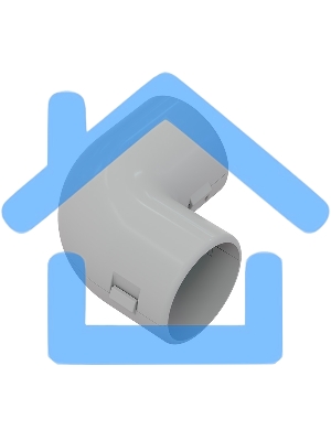 Угол 90 соединительный для трубы ø 25 мм (50 шт./уп.) Rexant