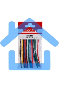 Термоусаживаемые трубки SMALL TUBE 2:1 (Набор 20 шт.) Rexant