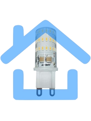 Лампа светодиодная PLED-G9 5Вт капсульная 2700К тепл. белый G9 300лм 220-230В JazzWay 1032102B