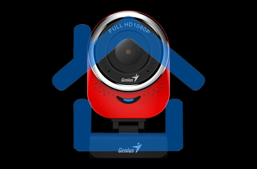 Интернет-камера Genius QCam 6000 красная (Red) new package