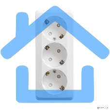 Розетка 3-м ОП Этюд 16А 250В защ. шторки с заземл. белый SchE PA16-012B