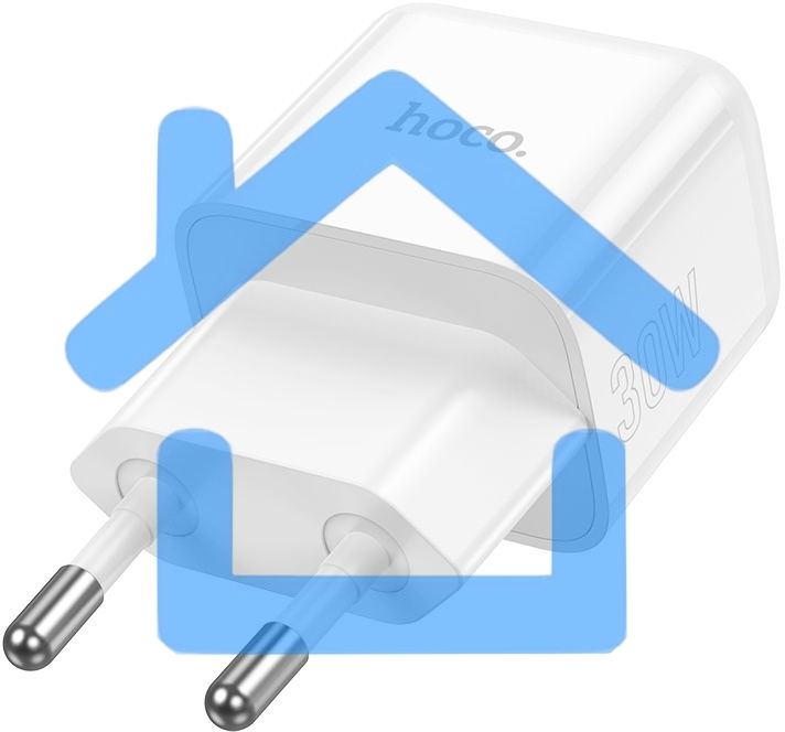 Сетевое зарядное устройство Hoco N32 Glory White 30W 3A+2A+1.5A (PD+QC+AFC) USB Type-C универсальное белый