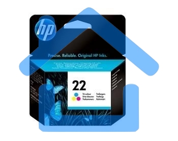 Картридж струйный HP 22 C9352AE многоцветный для HP DJ 3920/3940/PSC 1410 (165стр.)
