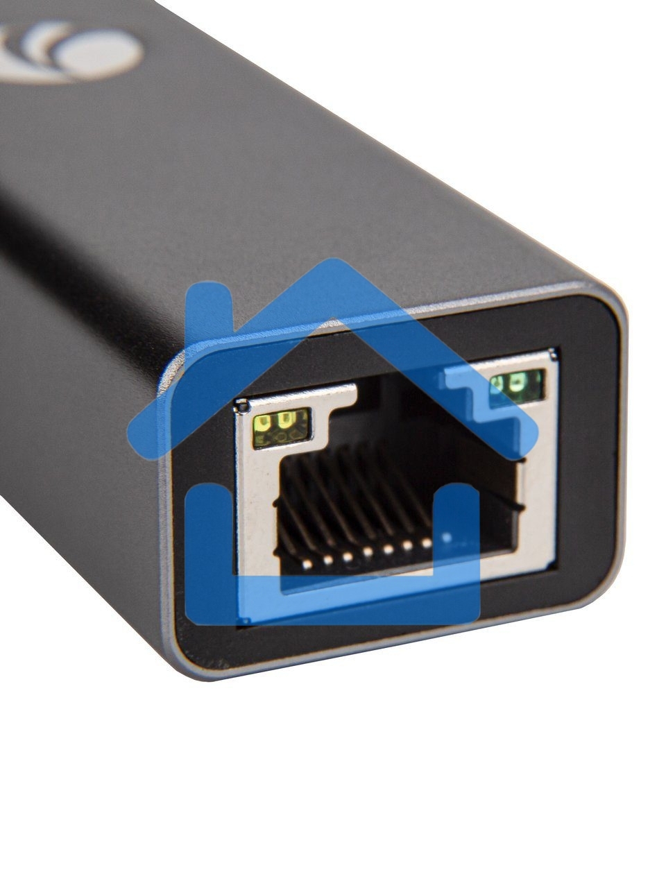 Кабель-переходник USB 3.0 (Am) --> LAN RJ-45 Ethernet 1000 Mbps, Aluminum Shell, VCOM <DU312M>