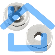 Неодимовый магнитный диск 20х5 мм с зенковкой 10х4,5 мм (упаковка 2 шт.) Неодимовый магнитный диск 20х5 мм с зенковкой 10х4,5 мм (упаковка 2 шт.)