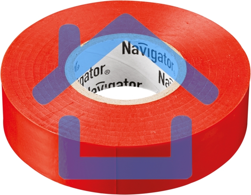 Изолента ПВХ 15мм (рул.20м) красн. NIT-B15-20/R Navigator 71104