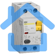 Выключатель дифференциального тока (УЗО) 2п 32А 30мА тип AC ВД1-63 ИЭК MDV10-2-032-030