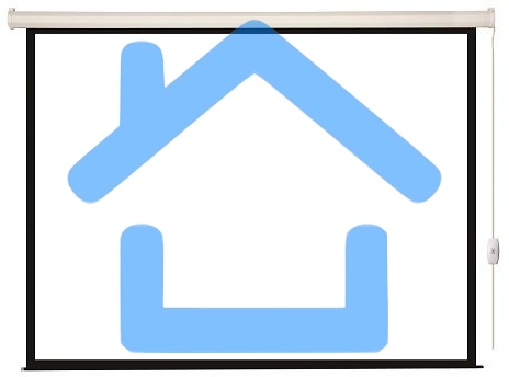 Экран с электроприводом Lumien Eco Control 142x200 см (раб. область 109х194 см) Matte White черная кайма по периметру 16:9