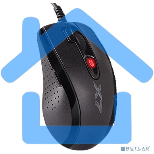 Мышь проводная A4Tech X-710MK черный, 2000 dpi, USB, кнопки - 7