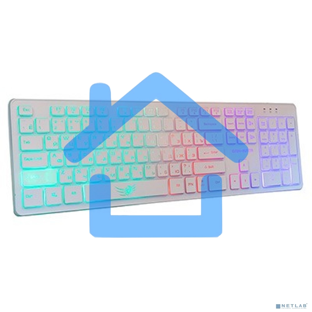 Клавиатура Dialog Gan-Kata KGK-17U WHITE - игровая с RGb-подсветкой, USB, белая
