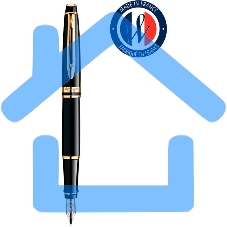 Ручка перьевая Waterman Expert 3 (CWS0951640) Black Laque GT F сталь, подарочная коробка